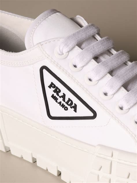 prada special white shoes|authentic Prada shoes.